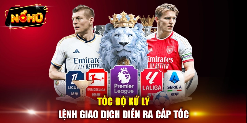 Tốc độ xử lý lệnh giao dịch  diễn ra cấp tốc
